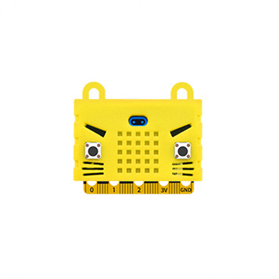 Microbit Mainboard Case Silica Gel Tiger Figure Yellow