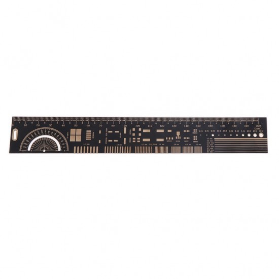 Multifunction Engineering Ruler PCB Ruler 25cm