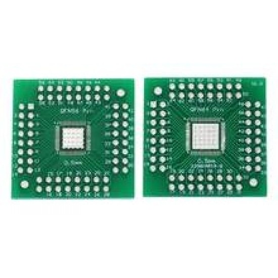 QFP64 to DIP64 Pin Board QFN64 0.5mm 0.8mm SMT