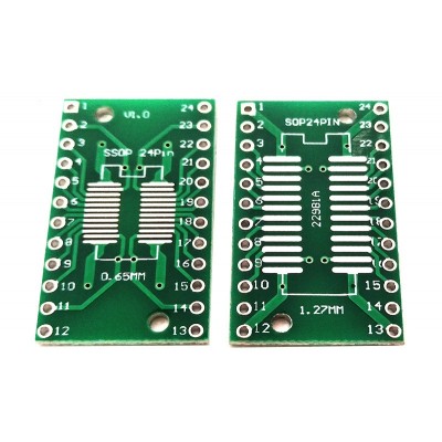 SOP24 Pin Board SSOP24 TSSOP24 SMD to DIP 0.65 1.27