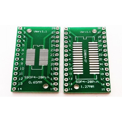 SOP28 Pin Board SSOP28 to DIP28 TSSOP28 SMD to DIP Pin Board