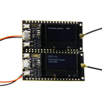 TTGO LORA32 433mhz ESP32 0.96inch Blue Screen WiFi Module