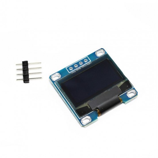 0.96” OLED Display Module 128×64 I2C Blue