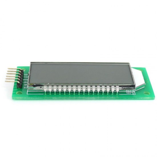 2.4” 6-bit 7-segment LCD Module Green Backlight