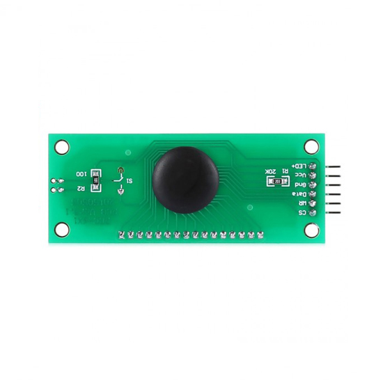 2.4” 6-bit 7-segment LCD Module Blue Backlight