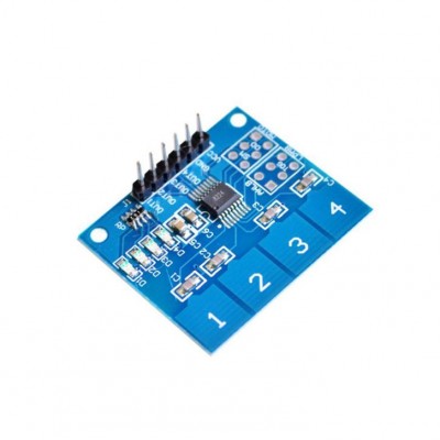 TTP224 4-Channel Digital Touch Sensor Capacitive Switch Module