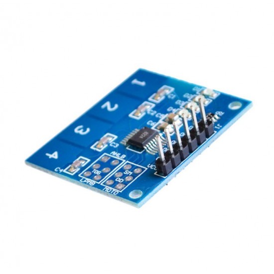 TTP224 4-Channel Digital Touch Sensor Capacitive Switch Module