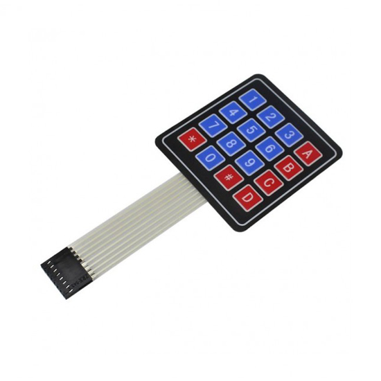 4×4 Matrix Array Keyboard 16-Key Membrane Switch Keypad