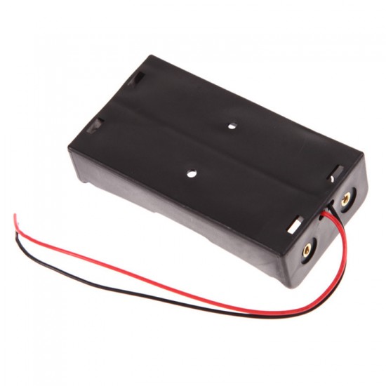 2×1.5V AAA Battery Holder Case with Wire Leads