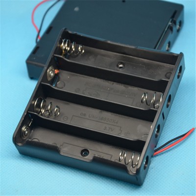 4×1.5V AAA Battery Holder Case with Wire Leads