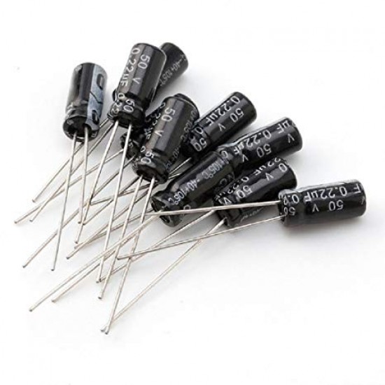 0.22UF-470UF 12Values×10pcs=120pcs Electrolytic Capacitors Kit