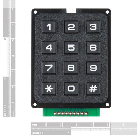 3×4 Matrix Array 12 Button Keypad MCU Board Tactile Switch