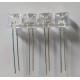 Warm White 8mm Concave Head LED Light Bead