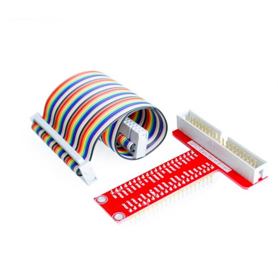 Raspberry Pi Compatible T-Shaped GPIO Prototyping Board with 40 Pins