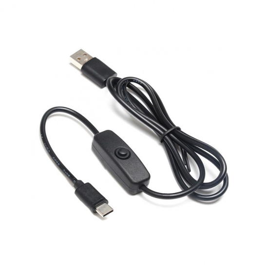 Raspberry Pi 5V3A Power Adapter USB Cable with Switch