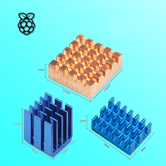 Heat Sink Kit for Raspberry Pi 4B