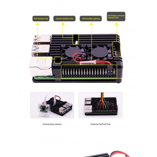 Raspberry Pi 4 Board Case Model B