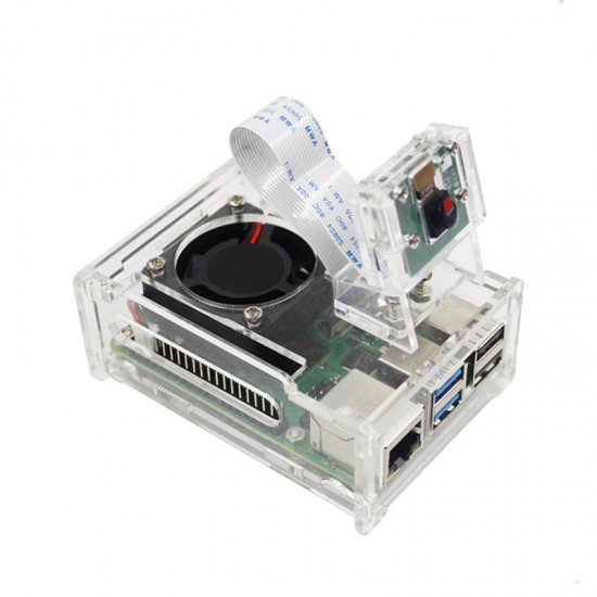 Raspberry Pi 4 Acrylic Clear Case 4B