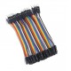 40P DuPont Cable Double Head 1P 20CM Male to Female